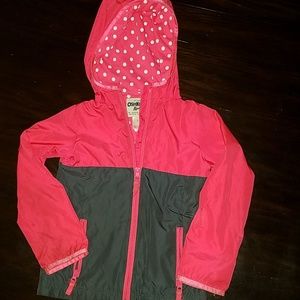 OshKosh B'gosh Jackets & Coats - Oshkosh girls lightweight jacket with hood. OshKosh B'gosh Jackets & Coats - Oshkosh girls lightweight jacket with hood.